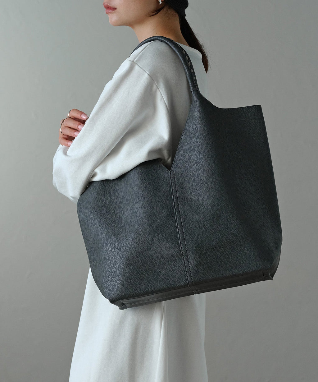 トライアングルカットトートバッグ